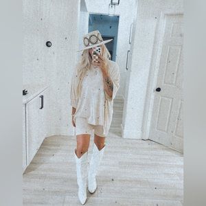 The Foxy Kind All Weekend Long Set - cream